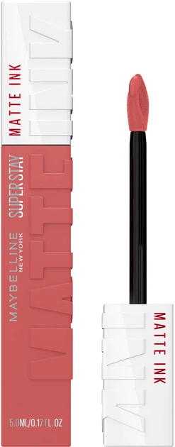 Матова рідка помада для губ Maybelline New York Super Stay Matte Ink 175 Ringleader 5 мл (3600531605674) - Фото 1 Матова рідка помада для губ Maybelline New York Super Stay Matte Ink 175 Ringleader 5 мл (3600531605674) - зображення 1