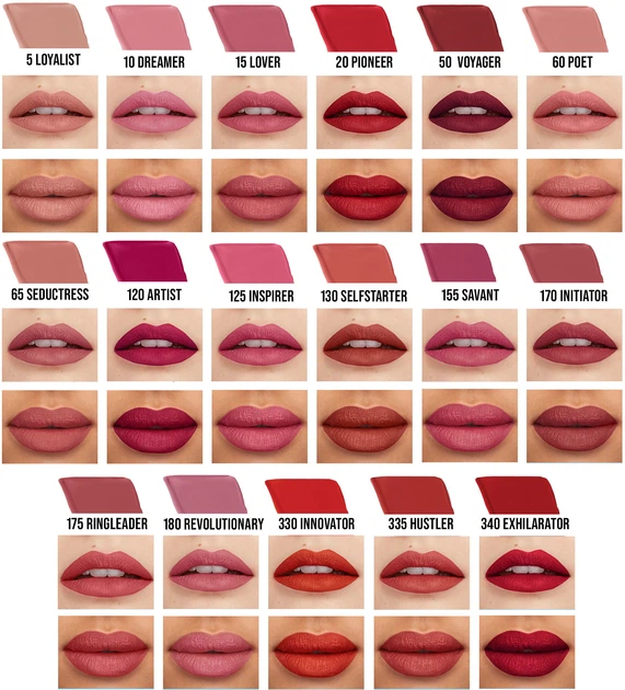 Помада для губ Maybelline New York Super Stay Matte Ink 180 Revolutionary 5 мл (3600531605681) - Фото 4 Помада для губ Maybelline New York Super Stay Matte Ink 180 Revolutionary 5 мл (3600531605681) - изображение 4