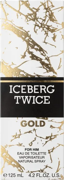 Туалетна вода для чоловіків Iceberg Twice Gold 125 мл (8057714450777) - зображення 3