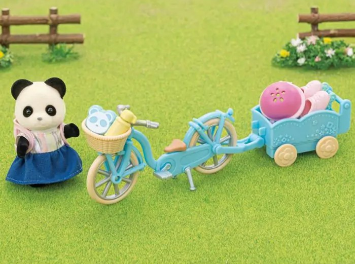 Ігровий набір Epoch Sylvanian Families Cycle & Skate Panda Girl 5652 (5054131056523) - зображення 4