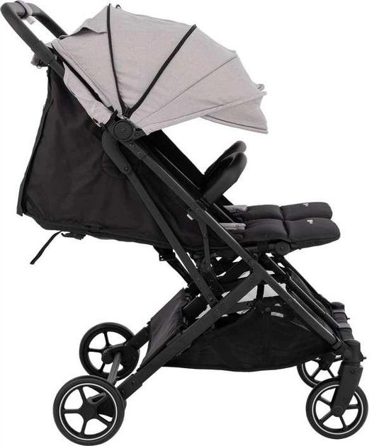 Коляска для дитини прогулянкова FreeON Active TWIN, сіра - зображення 2