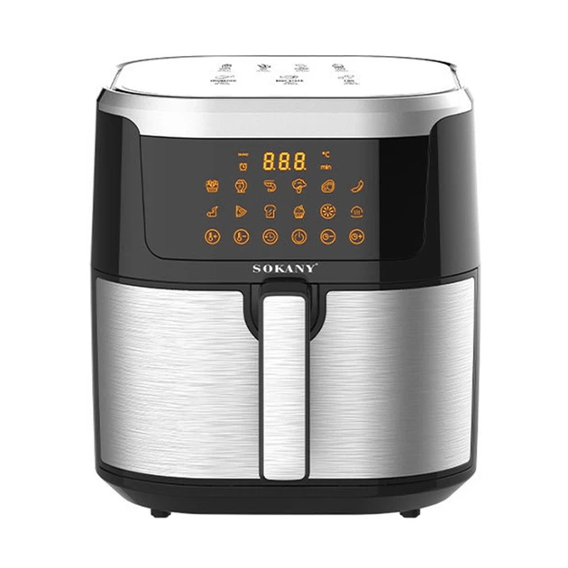 Аэрогриль фритюрница мультипечь SOKANY SK-10037 на 8.8 л с терморегулятором черный - Фото 1 Аэрогриль фритюрница мультипечь SOKANY SK-10037 на 8.8 л с терморегулятором черный - изображение 1
