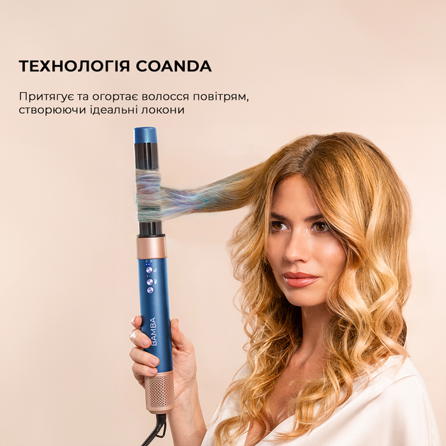 Стайлер CECOTEC Bamba CeramicCare AirGlam Blue CCTC-03466 - изображение 4