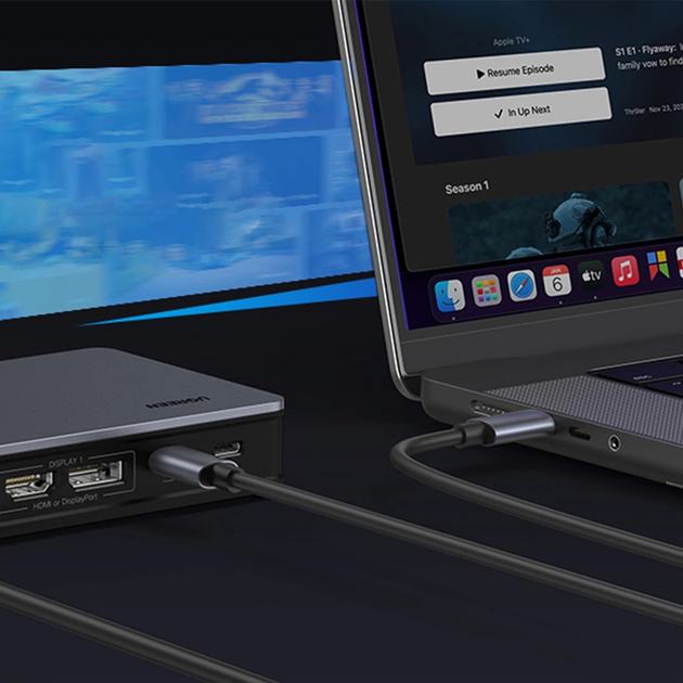 Багатофункціональний адаптер Ugreen CM615 USB-C Grey (6957303899128)   - зображення 6