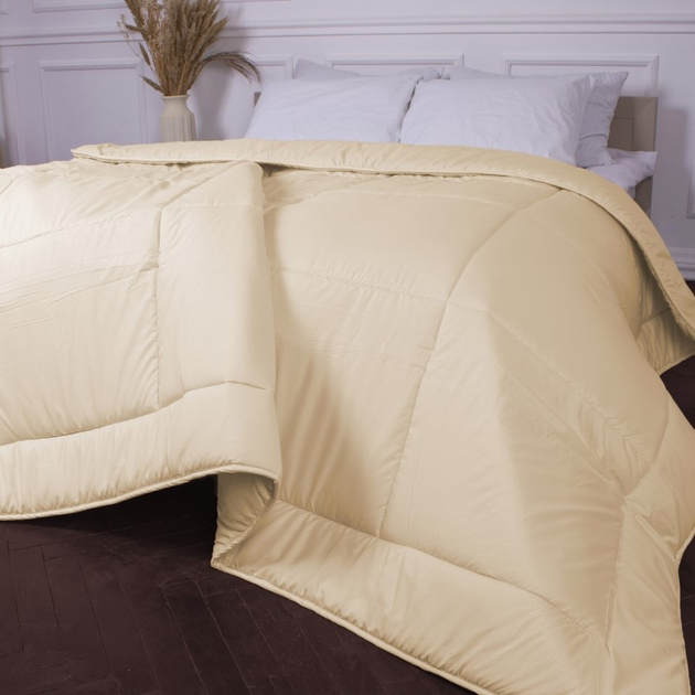 Ковдра MirSon зимова Полуторна 140x205 см антиалергенна Eco-Soft Супер Тепла №1650 Eco Light Krem від Rozetka на платформі USKIDKA Акція на Ковдра MirSon зимова Полуторна 140x205 см антиалергенна Eco-Soft Супер Тепла №1650 Eco Light Krem від Rozetka