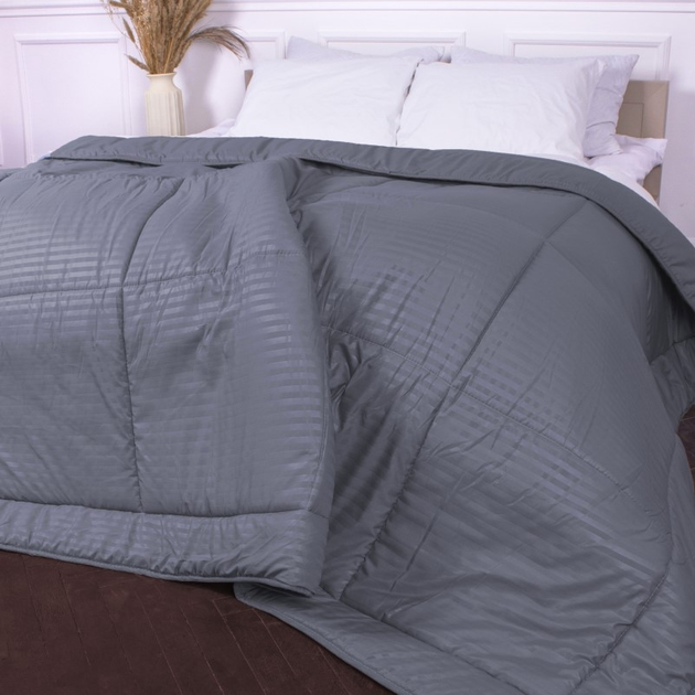 Ковдра MirSon зимова Полуторна 140x205 см антиалергенна EcoSilk Супер Тепла №9005 Eco Light Gray від Rozetka на платформі USKIDKA Акція на Ковдра MirSon зимова Полуторна 140x205 см антиалергенна EcoSilk Супер Тепла №9005 Eco Light Gray від Rozetka
