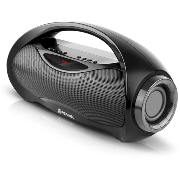 Акустическая система REAL-EL X-713, 12 Вт, Bluetooth, USB, AUX, microSD, FM-радио, черная (EL121600014) - Фото 4 Акустическая система REAL-EL X-713, 12 Вт, Bluetooth, USB, AUX, microSD, FM-радио, черная (EL121600014) - изображение 4