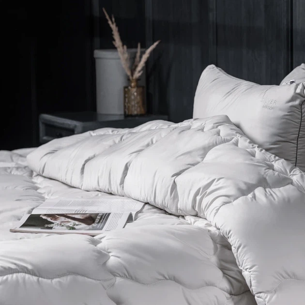 Одеяло MirSon антиаллергенное Дэми №1000 Silver Cloud Тенсель Modal 155x215 см (2200010352375) - изображение 5