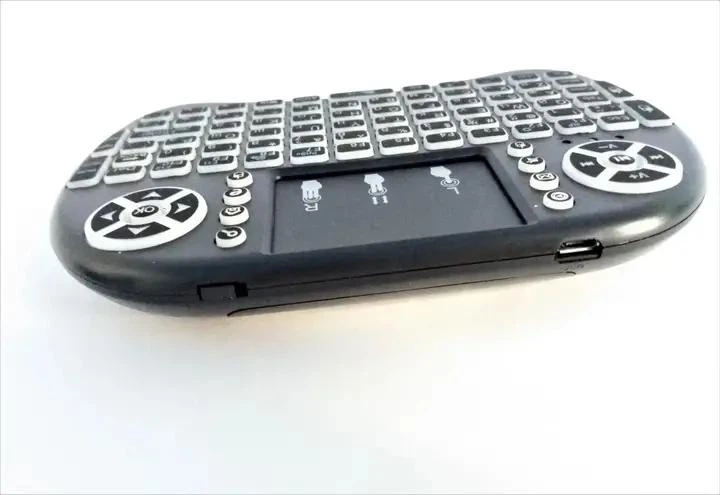 Бездротова міні клавіатура Lima FT-83 для Smart TV з підсвічуванням UKC i8 + touch з USB тачпадом - зображення 8