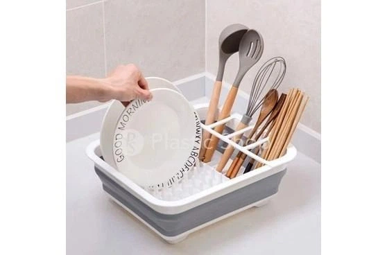 Сушилка для посуды складная силиконовая Kitchen Craft - Фото 6 Сушилка для посуды складная силиконовая Kitchen Craft - изображение 6