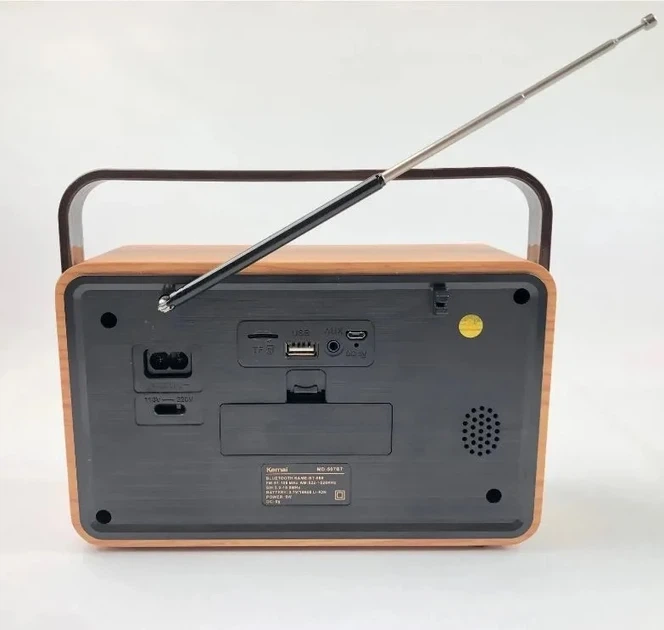 Радиоприёмник ретро Retro Kemai MD-507BT AM, SW, FM аккумуляторный USB с пультом - изображение 3