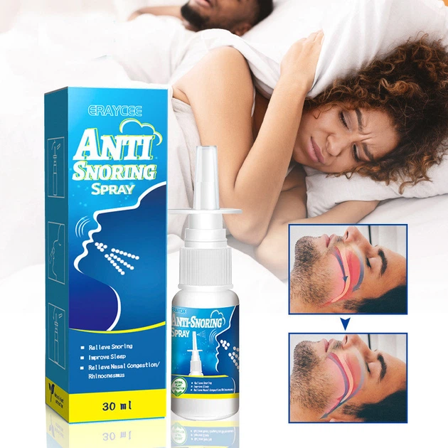 Спрей антихрап від закладеності носу Anti Snoring Spray 30 мл - изображение 3