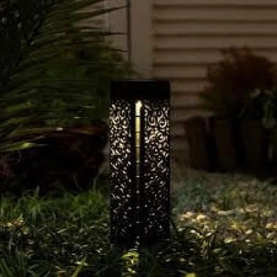 Садовий світильник Garden Light 10 LED, вуличний світлодіодний ліхтар для саду, двору та доріжок, водостійке декоративне освітлення для ландшафту та прибудинкової території. - зображення 6