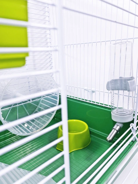 Двоповерхова клітка Ferplast HAMSTER DUO для хом'яків, 46 x 29 xh 37,5 cm - зображення 3