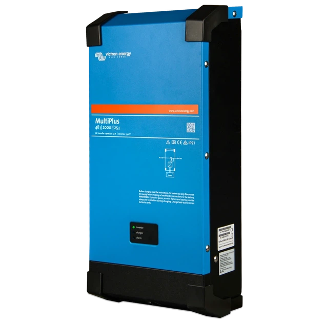 Інвертор Victron Energy MultiPlus 48/2000/25-32 однофазний чиста синусоїда - Фото 2 Інвертор Victron Energy MultiPlus 48/2000/25-32 однофазний чиста синусоїда - зображення 2