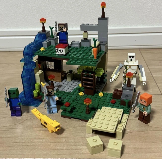 Конструктор Майнкрафт 310 деталей+персонажи, детский набор Minecraft My World Mineworld Скала у водопада SJ81005 - Фото 4 Конструктор Майнкрафт 310 деталей+персонажи, детский набор Minecraft My World Mineworld Скала у водопада SJ81005 - изображение 4