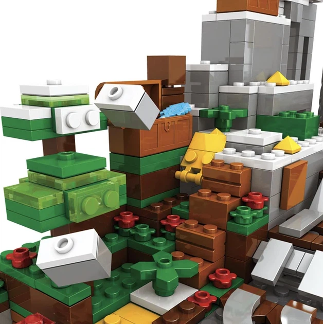 Конструктор Майнкрафт 1089 деталей+персонажі, дитячий набір Minecraft My World Mineworld Печера в горах SJ8806 - Фото 8 Конструктор Майнкрафт 1089 деталей+персонажі, дитячий набір Minecraft My World Mineworld Печера в горах SJ8806 - зображення 8