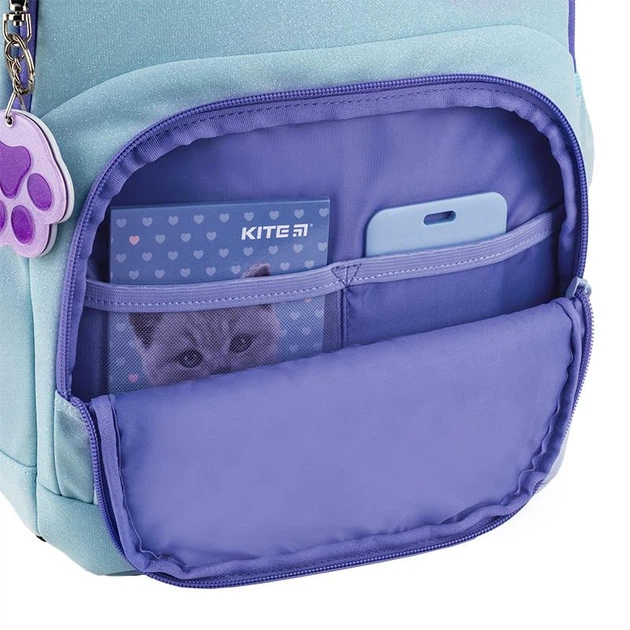 Рюкзак школьный с ортопедической спинкой Kite Education K25-585M-1 Catsline (000995248) - изображение 9