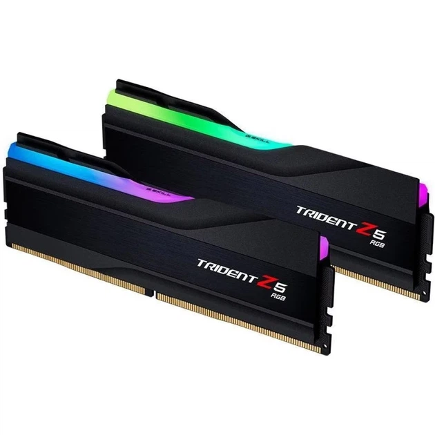 Оперативна пам'ять G.Skill Trident Z5 RGB DDR5 2x32GB/6000 Black (F5-6000J3040G32GX2-TZ5RK) - Фото 5 Оперативна пам'ять G.Skill Trident Z5 RGB DDR5 2x32GB/6000 Black (F5-6000J3040G32GX2-TZ5RK) - зображення 5