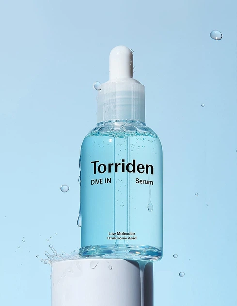 Увлажняющая сыворотка с гиалуроновой кислотой Torriden Dive-In Low Molecule Hyaluronic Acid Serum 50 ml - Фото 1 Увлажняющая сыворотка с гиалуроновой кислотой Torriden Dive-In Low Molecule Hyaluronic Acid Serum 50 ml - изображение 1