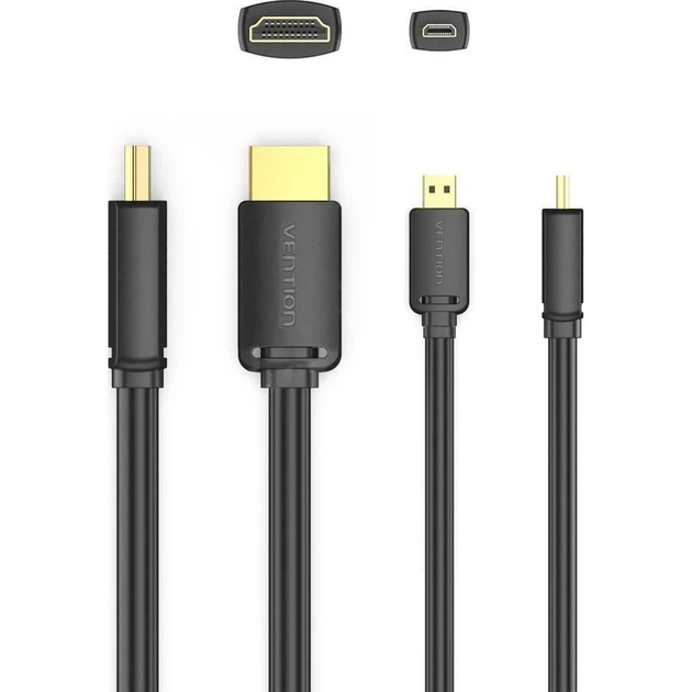 Кабель Vention HDMI-microHDMI 2 м (AGIBH) - изображение 4
