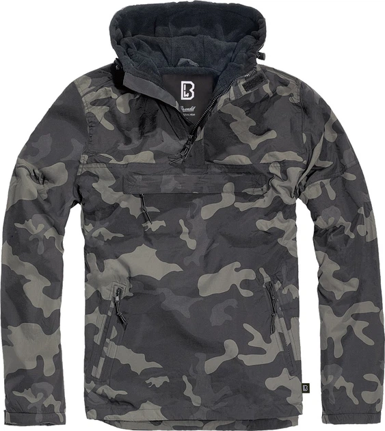Анорак на флисе Brandit Windbreaker 3001 М darkcamo (3001.4.M) - Фото 1 Анорак на флисе Brandit Windbreaker 3001 М darkcamo (3001.4.M) - изображение 1