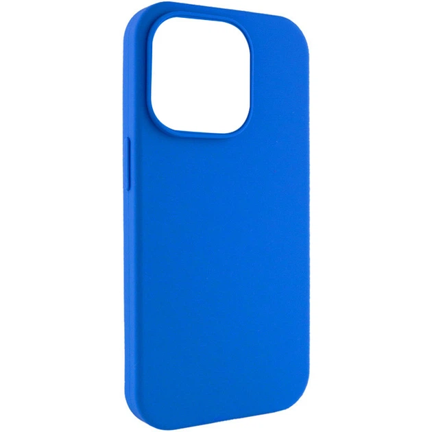 Чохол Silicone Case Full Protective (AA) NO LOGO для Apple iPhone 14 Pro (6.1") Синій / Capri Blue - изображение 2