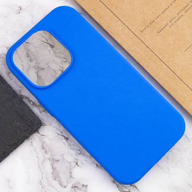 Чохол Silicone Case Full Protective (AA) NO LOGO для Apple iPhone 14 Pro (6.1") Синій / Capri Blue - изображение 5