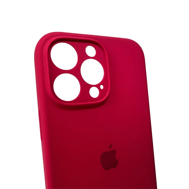 Чохол для смартфона Silicone Full Case AA Camera Protect for Apple iPhone 16 Pro Max 35,Maroon (FullAAi16PM-35) - изображение 6