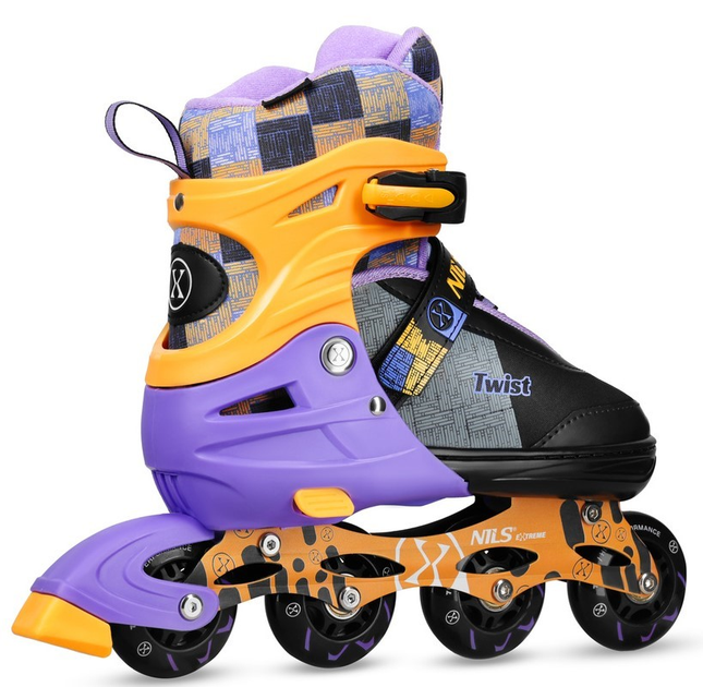 Rolki Nils Extreme Twist NA13810 31-34 S Żółte (5907695580334) - obraz 3