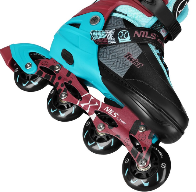 Rolki Nils Extreme Twist NA13810 35-38 M Niebieskie (5907695580372) - obraz 6
