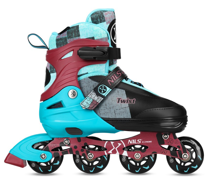 Rolki Nils Extreme Twist NA13810 39-42 L Niebieskie (5907695580389) - obraz 4