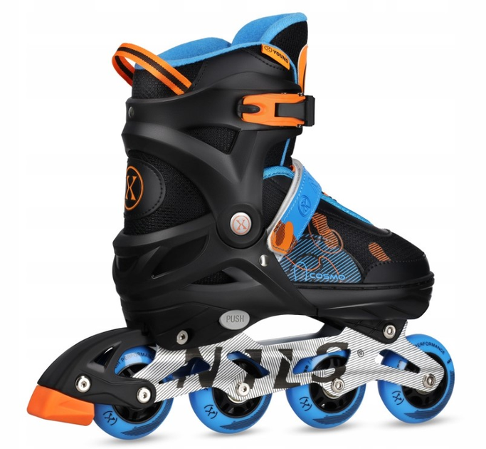 Rolki Nils Extreme Cosmo NA13808 38-41 L Niebieskie (5907695580297) - obraz 4