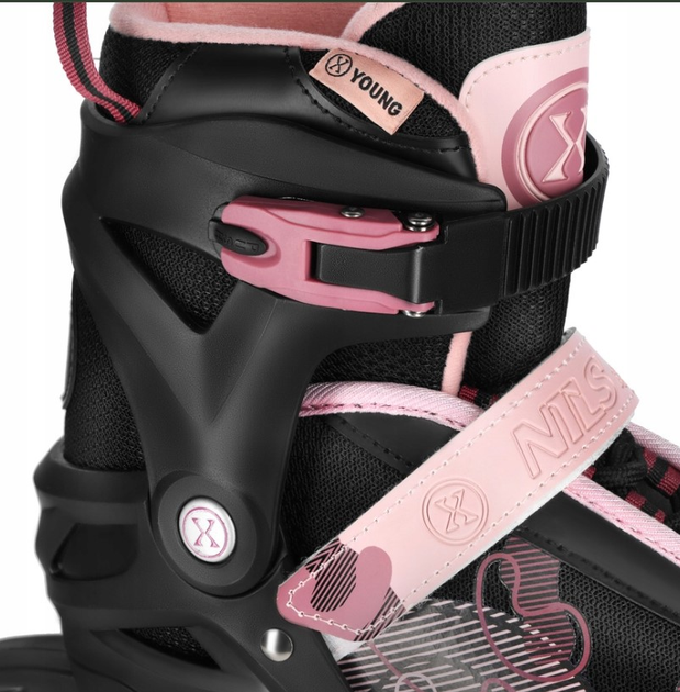 Rolki Nils Extreme Cosmo NA13808 38-41 L Różowy (5907695580327) - obraz 5