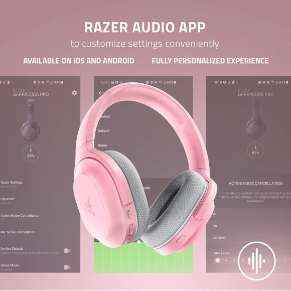 Наушники геймерские Razer Barracuda Quartz (RZ04-03790300-R3M1) - Фото 8 Наушники геймерские Razer Barracuda Quartz (RZ04-03790300-R3M1) - изображение 8