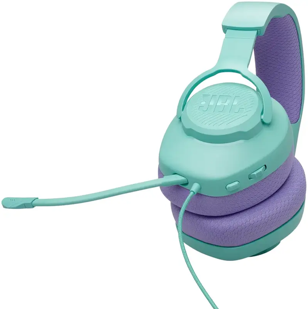 Ігрові навушники JBL QUANTUM 100M2 (JBLQTUM100M2CYN) м'ятні (Cyan) - зображення 5
