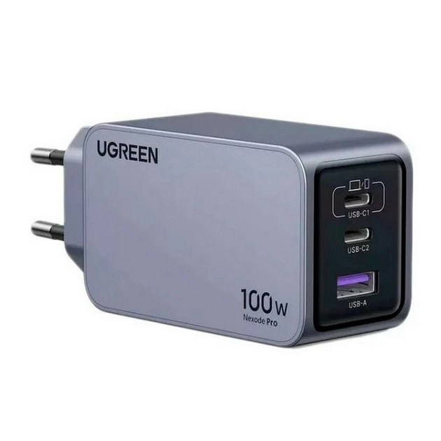 Зарядное устройство Ugreen X757 Nexode PRO 100w 3 выхода - Фото 1 Зарядное устройство Ugreen X757 Nexode PRO 100w 3 выхода - изображение 1