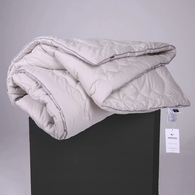 Одеяло MirSon шерстяное Лето №1044 Silver Cloud 200x220 см (2200010355437) - изображение 10