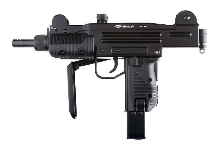 Пневматический пистолет Gletcher UZM Mini Uzi Blowback Мини Узи автоматический огонь блоубэк 100 м/с - изображение 2