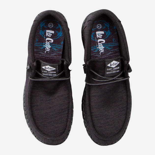 Чоловічі мокасини Lee Cooper LCW-25-04-3160M 46 30.7 см Чорні (5904292121342) - зображення 5