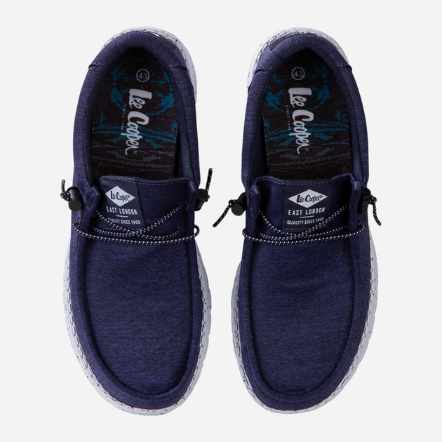 Mokasyny męskie Lee Cooper LCW-25-04-3161M 44 29.3 cm Niebieskie - obraz 6