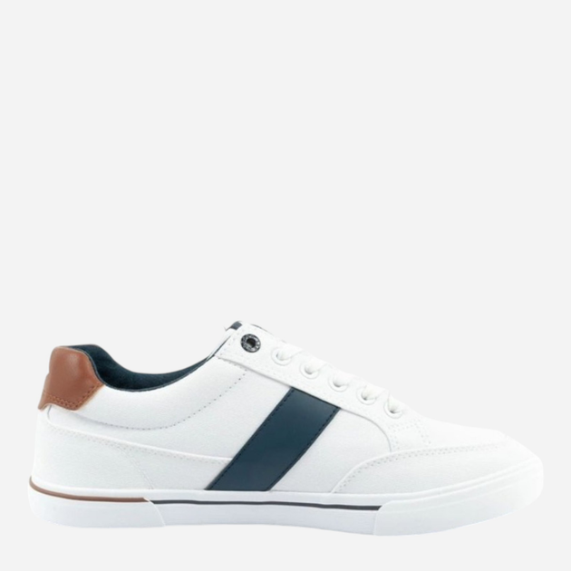 Tenisówki męskie materiałowe do kostki Lee Cooper LCW-25-02-3244M 41 27.3 cm Białe - obraz 3