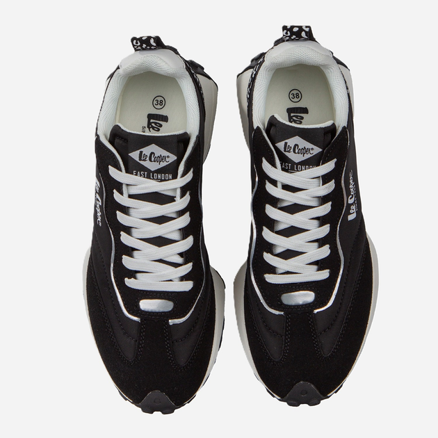 Жіночі снікери Lee Cooper LCW-25-03-3350L 38 25.3 см Чорні (5904292170975) - зображення 5