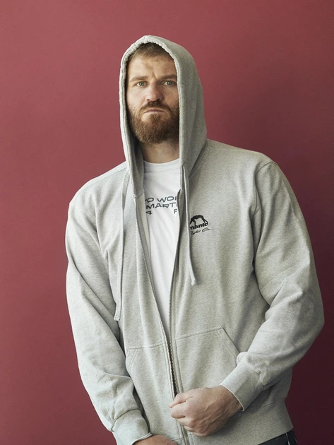Кофта MANTO hoodie FIGHT COMPANY Heather Grey XL - Фото 4 Кофта MANTO hoodie FIGHT COMPANY Heather Grey XL - изображение 4