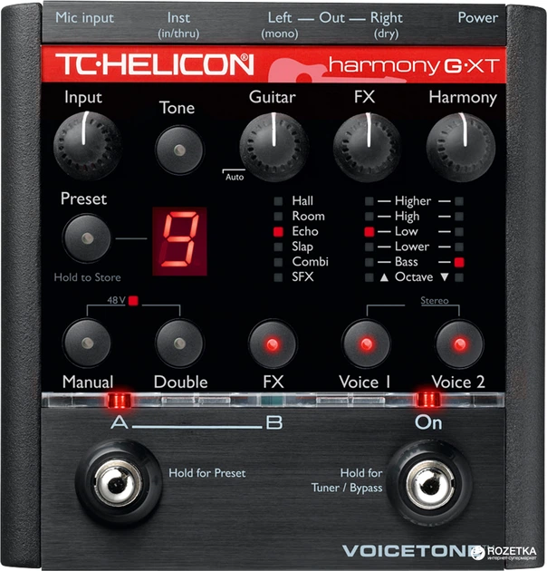 Вокальный процессор TC-Helicon VoiceTone Harmony-G XT – фото