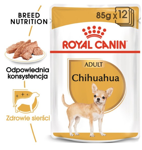 Opakowanie mokrej karmy dla psów Royal Canin Chihuahua 12 szt x 85 g (9003579001509) - obraz 3