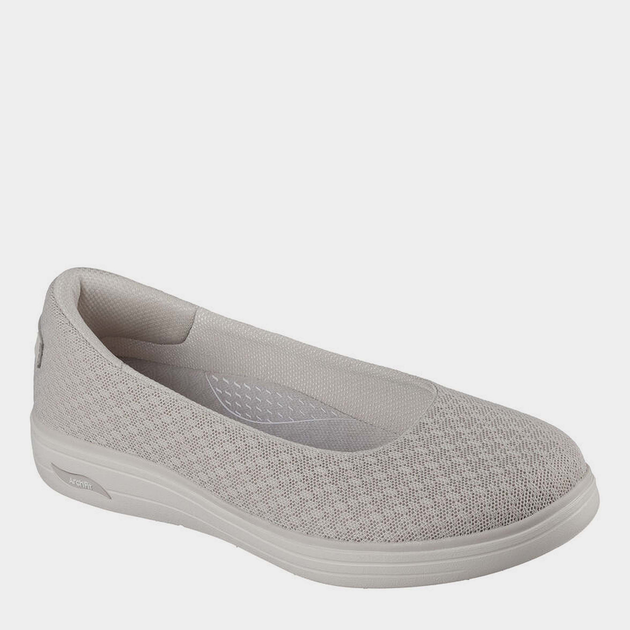 Женские балетки Skechers 138902 TPE 39 (9US) 26 см Бежевые (197976551473) 