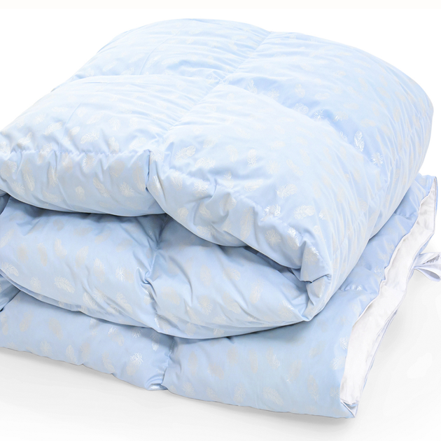 Ковдра пухова MirSon №1855 Bio-Blue 90% пух Зима+ 172x205 від Rozetka на платформі USKIDKA Акція на Ковдра пухова MirSon №1855 Bio-Blue 90% пух Зима+ 172x205 від Rozetka