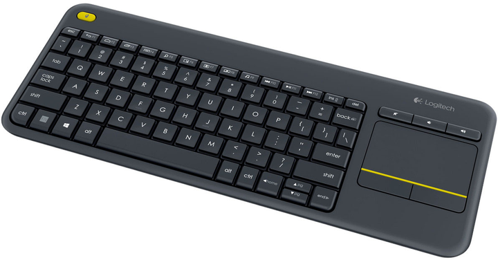 Клавіатура бездротова Logitech K400 Plus Wireless Black (LOGZK400) - зображення 3