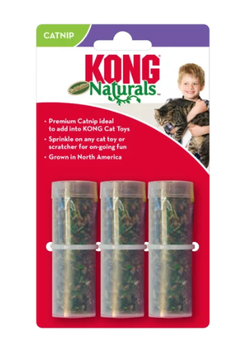 Кошачья мята для наполнения игрушек KONG Cat Refillables Catnip Tubes, 3 шт х 9 г - Фото 1 Кошачья мята для наполнения игрушек KONG Cat Refillables Catnip Tubes, 3 шт х 9 г - изображение 1